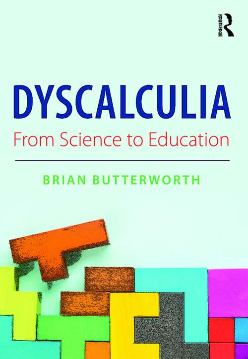 Book cover of Dyscalculia: from Science to Education