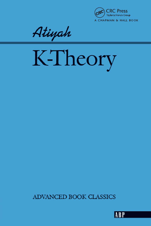 Book cover of K-theory