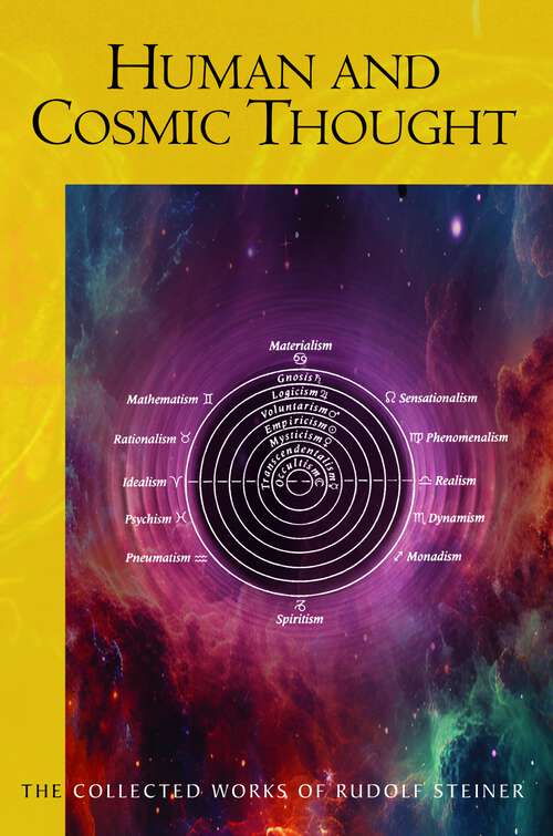 Book cover of Human and Cosmic Thought