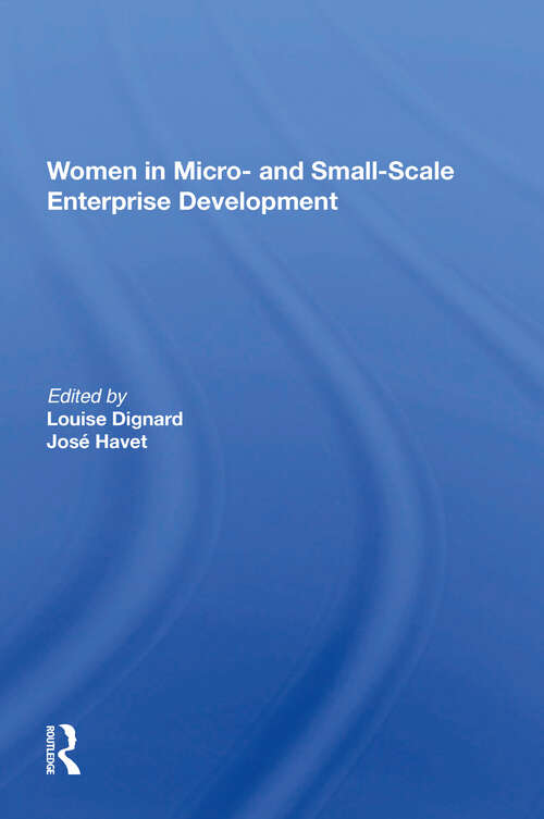 Book cover of Women In Micro- And Small-scale Enterprise Development