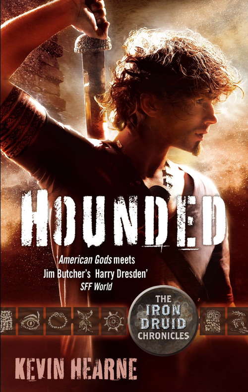 Book cover of Hounded: The Iron Druid Chronicles (Iron Druid Chronicles #1)