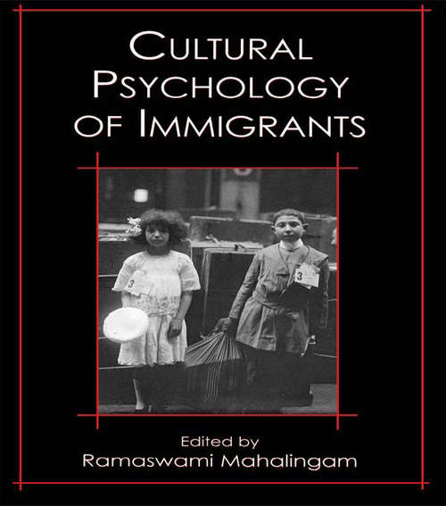 Book cover of Cultural Psychology of Immigrants