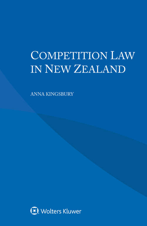 Book cover of Competition Law in New Zealand
