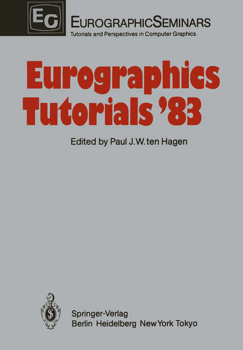 Book cover of Eurographics Tutorials ’83 (1984) (Focus on Computer Graphics)
