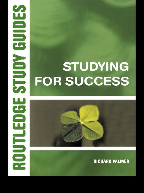 Book cover of Studying for Success