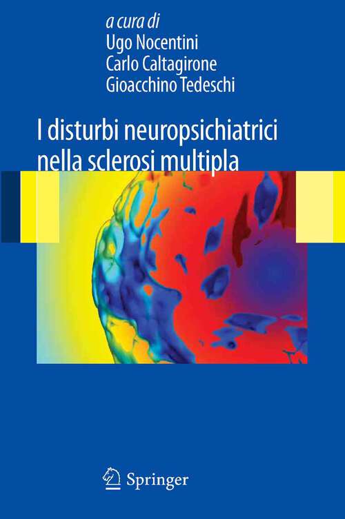 Book cover of I disturbi neuropsichiatrici nella sclerosi multipla (2010)