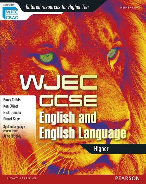 Book cover of WJEC GCSE English And English Language Higher Student Book (PDF)