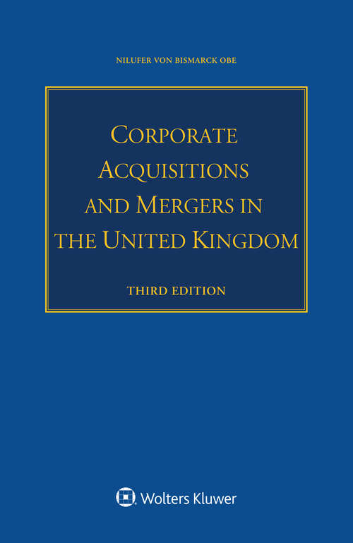 Book cover of Corporate Acquisitions and Mergers in the United Kingdom (3)