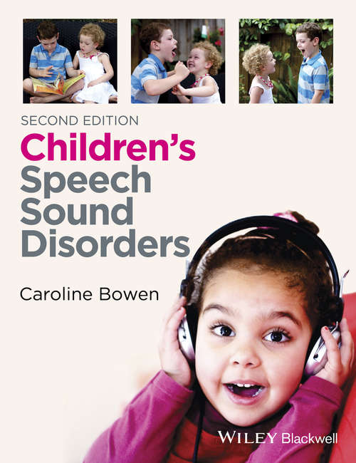 Book cover of Children's Speech Sound Disorders (2)