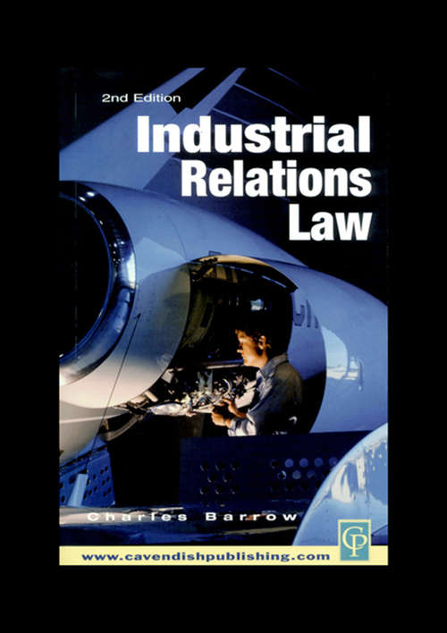 Book cover of Industrial Relations Law