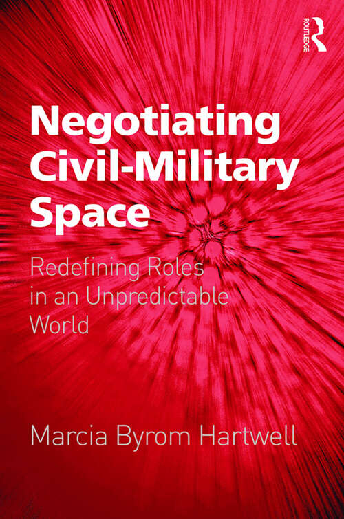 Book cover of Negotiating Civil-Military Space: Redefining Roles in an Unpredictable World