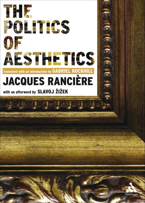 Book cover of The Politics Of Aesthetics (PDF)