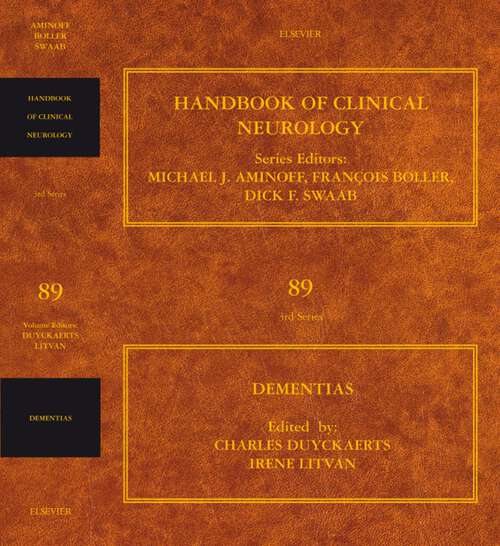 Book cover of Dementias (ISSN: Volume 89)