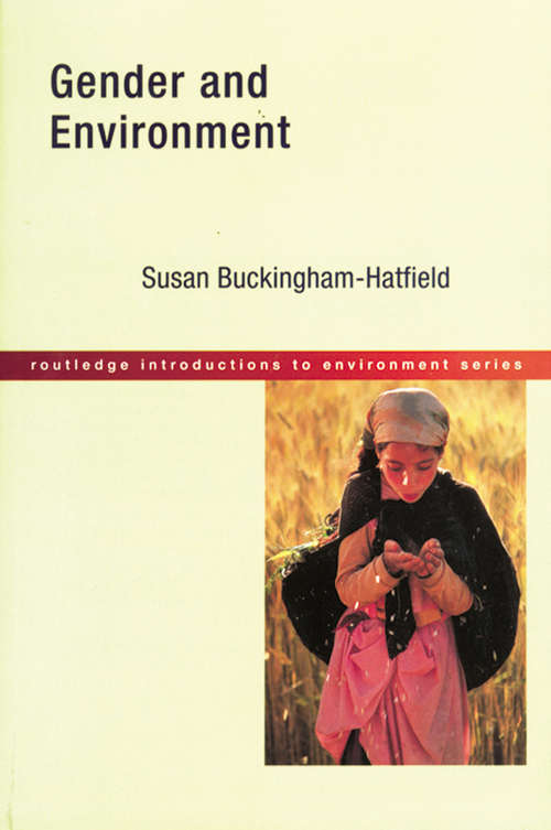 Book cover of Gender and Environment