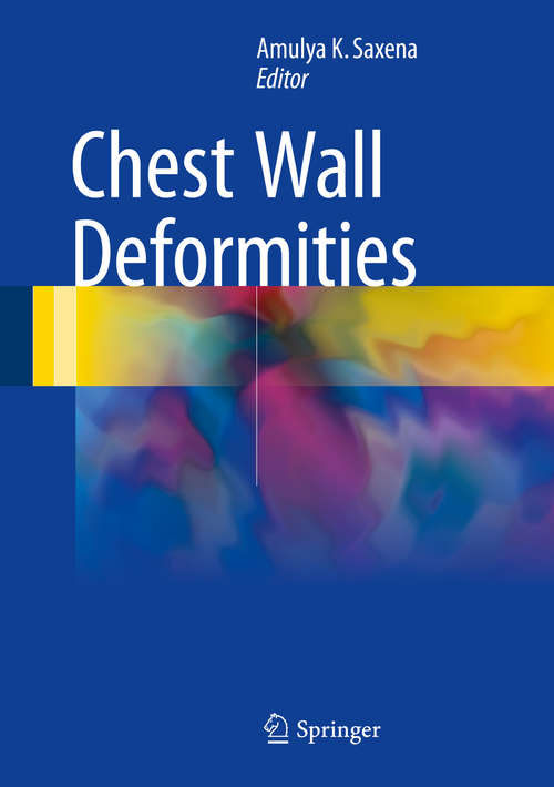 Book cover of Chest Wall Deformities