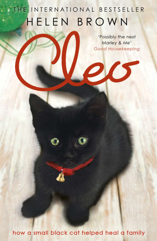 Book cover of Cleo: How a small black cat helped heal a family