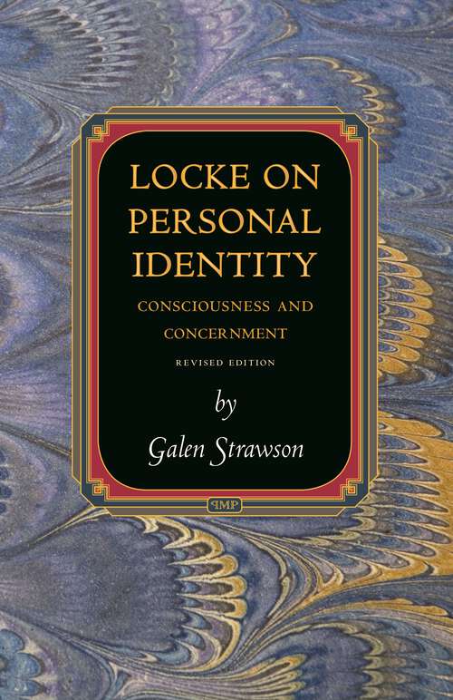 Book cover of Locke on Personal Identity: Consciousness and Concernment