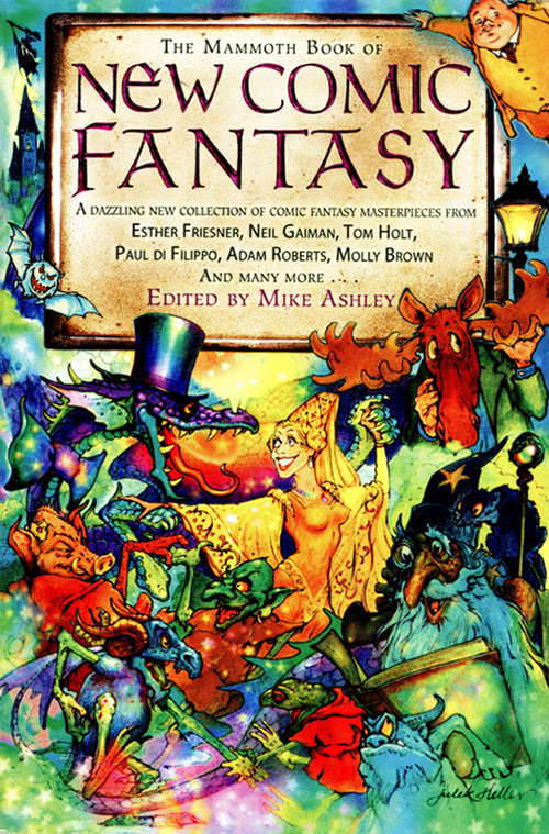 Book cover of The Mammoth Book of New Comic Fantasy (Mammoth Books)