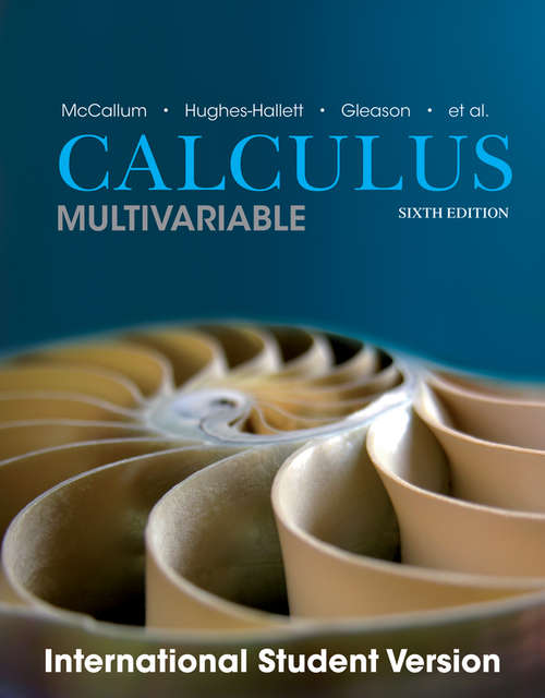 Book cover of Calculus: Multivariable