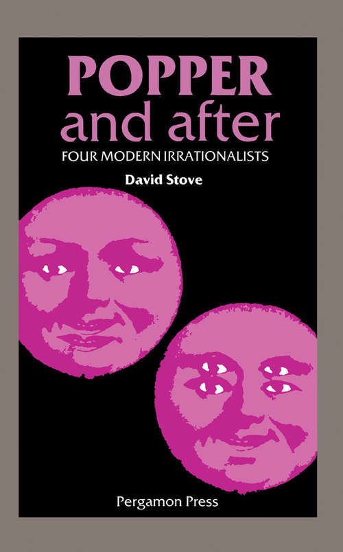 Book cover of Popper and After: Four Modern Irrationalists