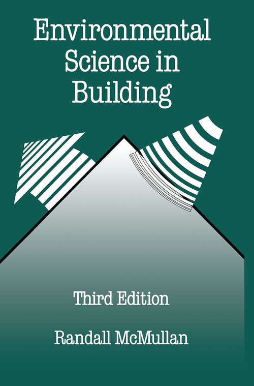 Book cover of Environmental Science in Building (3rd ed. 1992) (Building and Surveying Series)