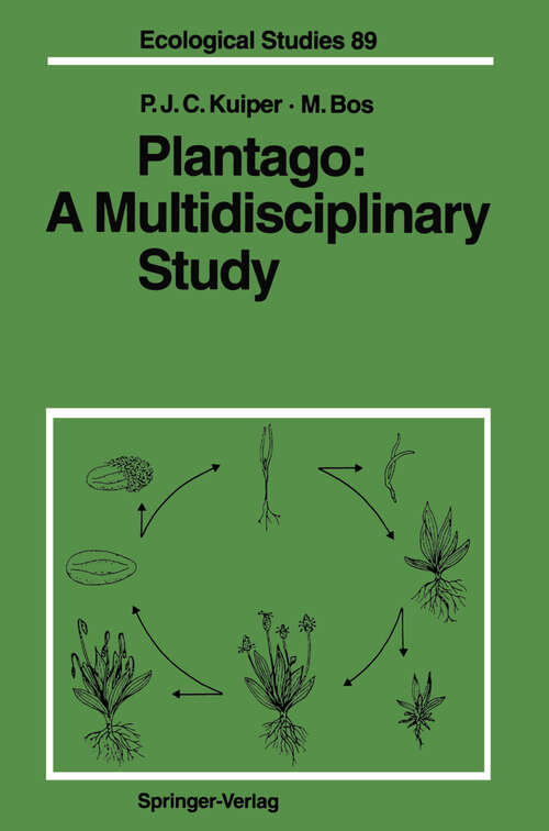 Book cover of Plantago: A Multidisciplinary Study (1992) (Ecological Studies #89)