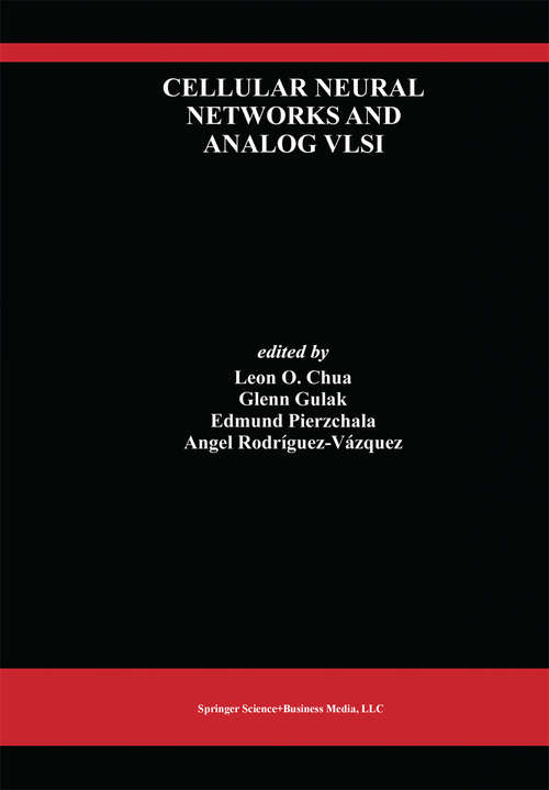 Book cover of Cellular Neural Networks and Analog VLSI (1998)