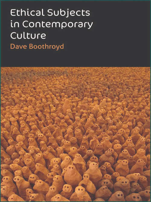 Book cover of Ethical Subjects in Contemporary Culture