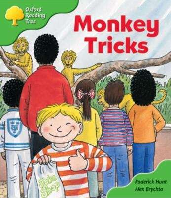 Book cover of Oxford Reading Tree, Stage 2, Patterned Stories: Monkey Tricks (2003 edition) (PDF)