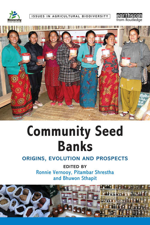 Book cover of Community Seed Banks: Origins, Evolution and Prospects (Issues in Agricultural Biodiversity)