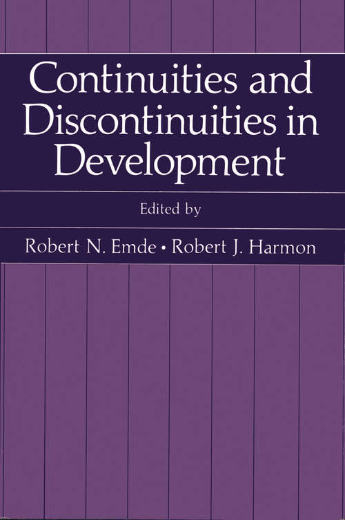 Book cover of Continuities and Discontinuities in Development (1984) (Topics in Developmental Psychobiology)