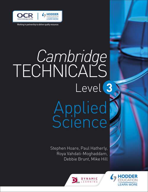 Book cover of Cambridge Technicals Level 3 Applied Science