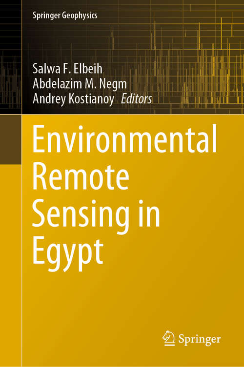 Book cover of Environmental Remote Sensing in Egypt (1st ed. 2020) (Springer Geophysics)