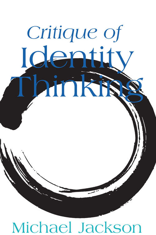 Book cover of Critique of Identity Thinking