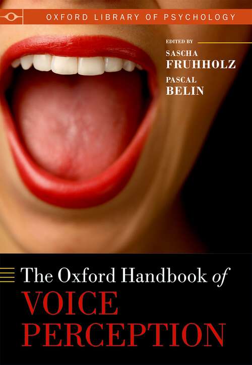 Book cover of The Oxford Handbook of Voice Perception (Oxford Library of Psychology)