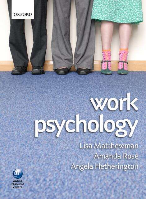 Book cover of Work PsychologyAn Introduction to Human Behaviour in the Workplace (PDF): An Introduction to Human Behaviour in the Workplace