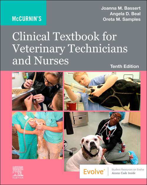 Book cover of McCurnin's Clinical Textbook for Veterinary Technicians and Nurses E-Book (10)