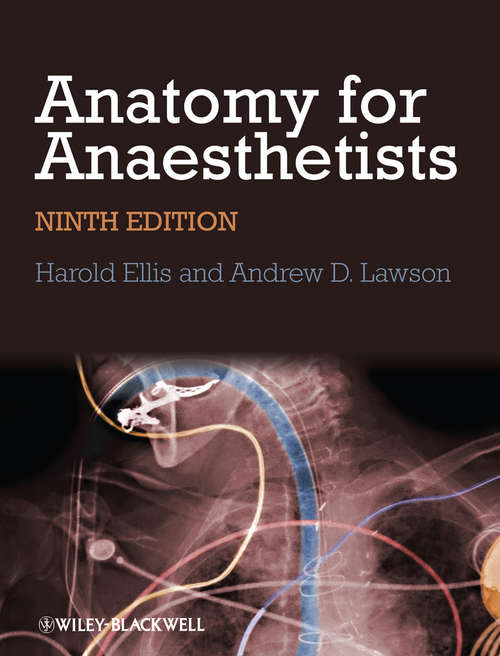 Book cover of Anatomy for Anaesthetists (9)