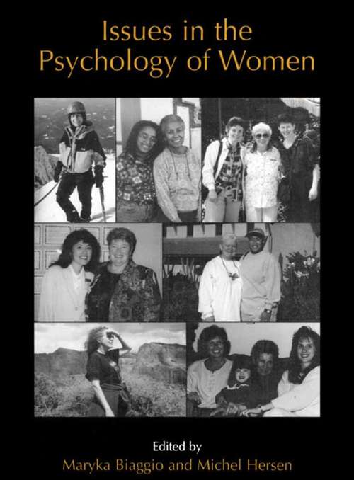 Book cover of Issues in the Psychology of Women (2000)