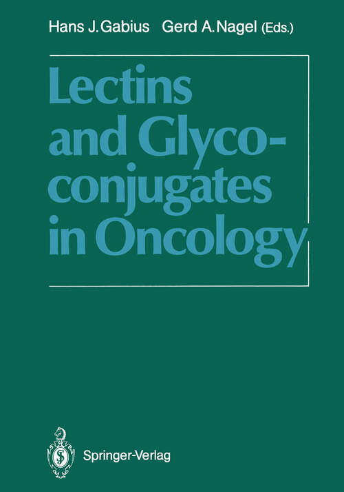 Book cover of Lectins and Glycoconjugates in Oncology (1988)