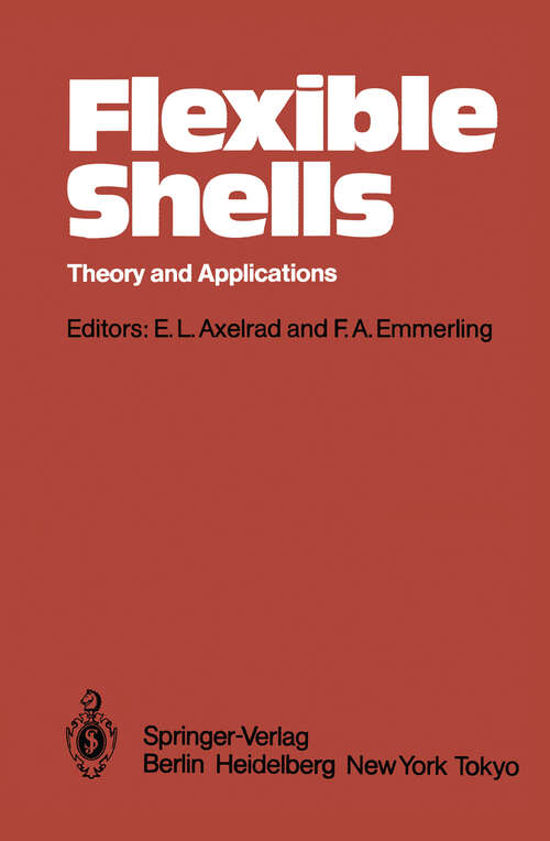 Book cover of Flexible Shells: Theory and Applications (1984)