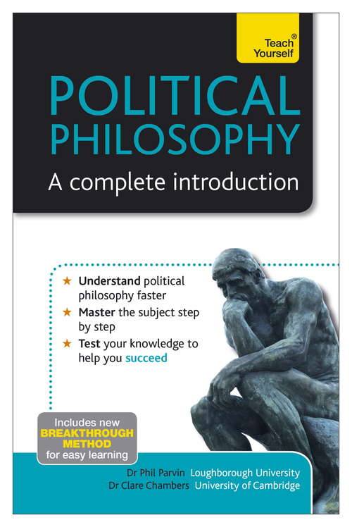 Book cover of Political Philosophy: Teach Yourself Ebook (Teach Yourself)