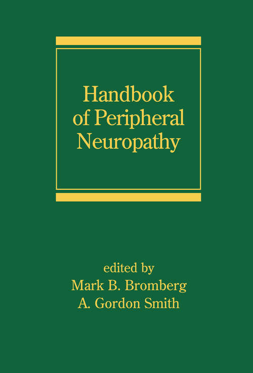 Book cover of Handbook of Peripheral Neuropathy