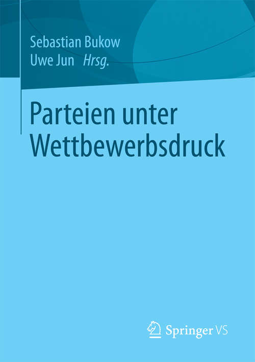 Book cover of Parteien unter Wettbewerbsdruck