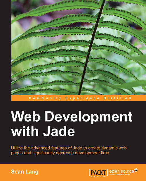 Book cover of Web Development with Jade