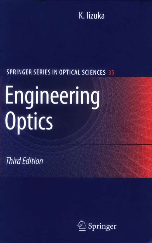 Book cover of Engineering Optics (3rd ed. 2008) (Springer Series in Optical Sciences #35)