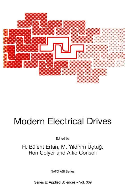 Book cover of Modern Electrical Drives (2000) (NATO Science Series E: #369)