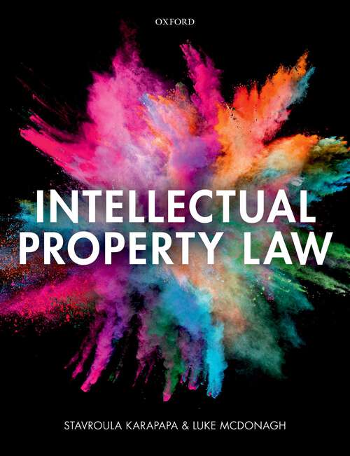 Book cover of Intellectual Property Law