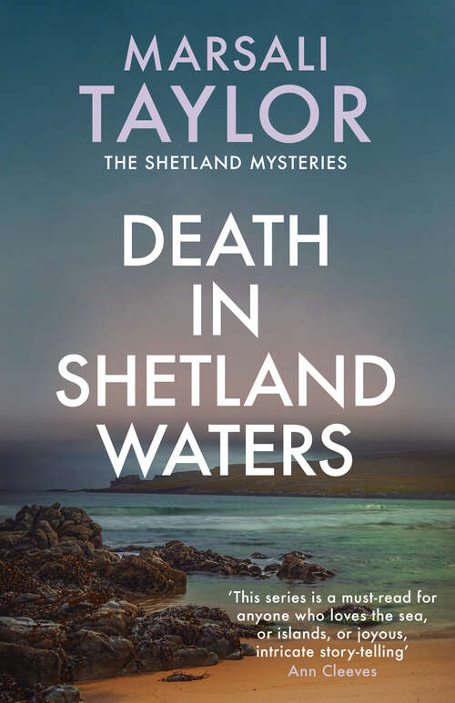 Book cover of Death in Shetland Waters (Shetland Mysteries #6)