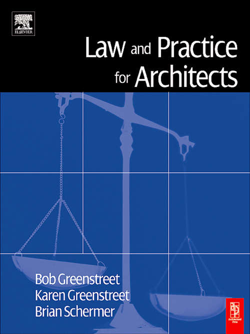 Book cover of Law and Practice for Architects